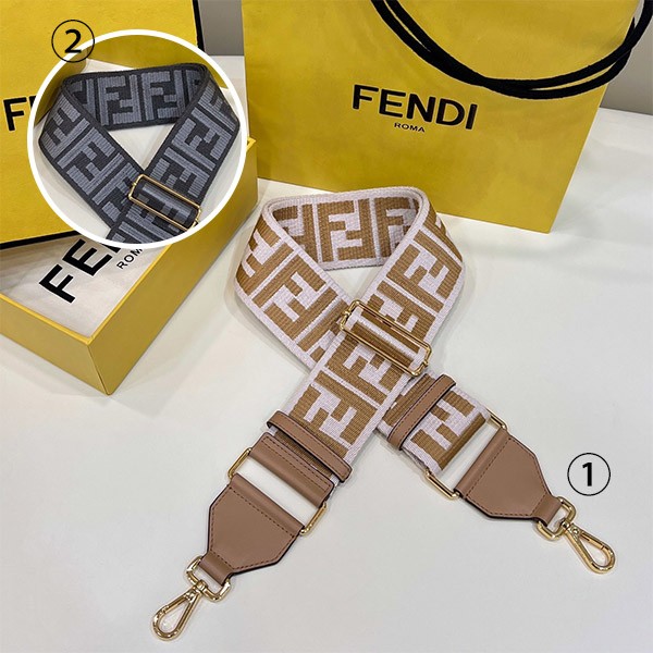 Fendi Strap You FF logo shoulder strap replica 2 colors 8AV386 Fendi Strap You FF logo shoulder strap replica 2 colors 8AV386