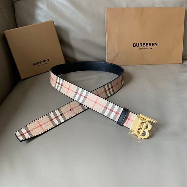 Burberry Replica Reversible Vintage Check Belt 80548851