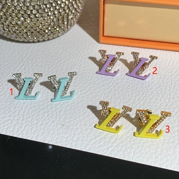 New color ☆ Rare Louis Vuitton LV Iconic Earrings Replica 3 colors M01247