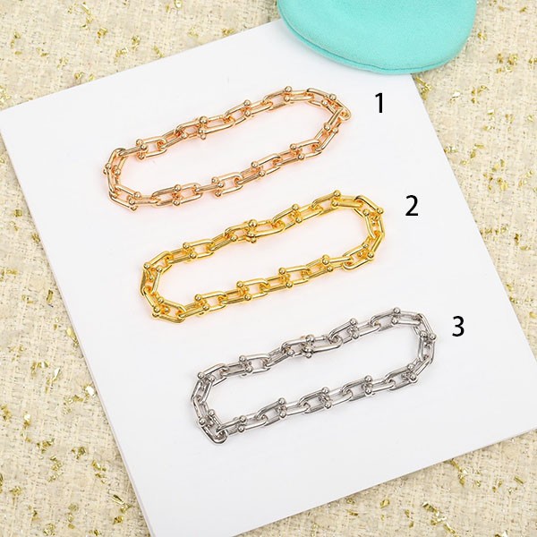 Tiffany HardWear Link Replica Bracelet 3 Colors Tia87442