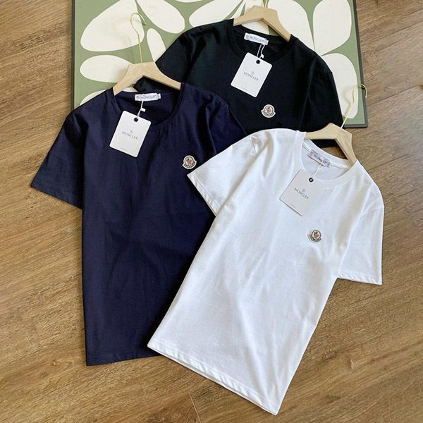 New and hard to find Moncler logo T-shirt replica in 3 colors moe75586