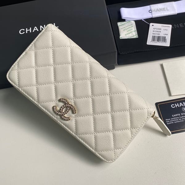 Immediate delivery Chanel copy classic long zip wallet shm27640