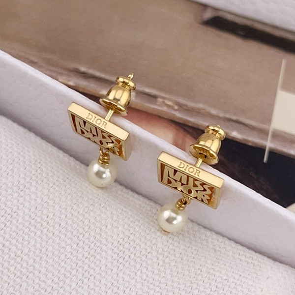 ★Safe shipping with tracking Dior Miss Dior earrings gold knockoff den38887
