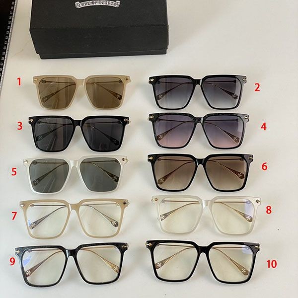 Very popular! Chrome Hearts DAGGER unisex square glasses Kud33320