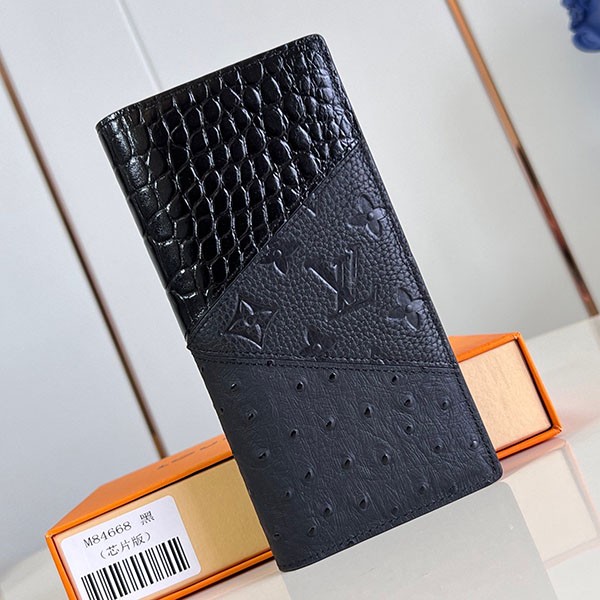 Louis Vuitton Replica Mixed Material Portefeuille Brother NM Long Wallet N81872 Louis Vuitton Replica Mixed Material Portefeuille Brother NM Long Wallet N81872