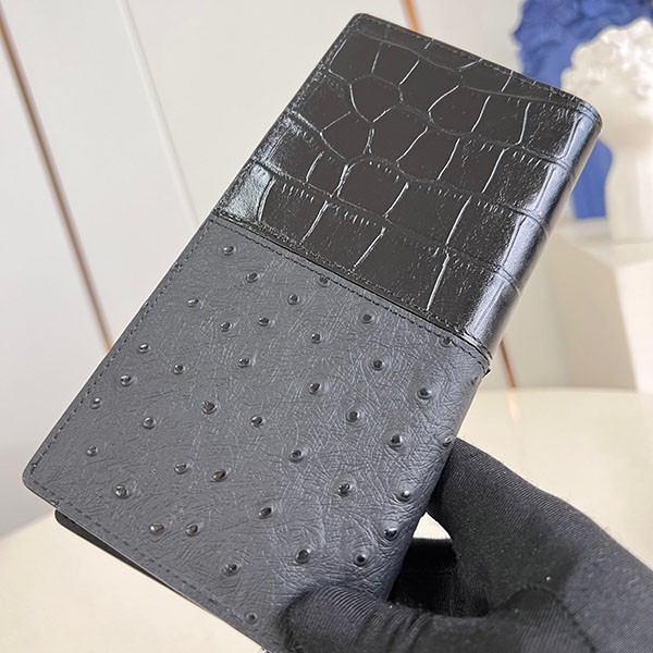 Louis Vuitton Replica Mixed Material Portefeuille Brother NM Long Wallet N81872