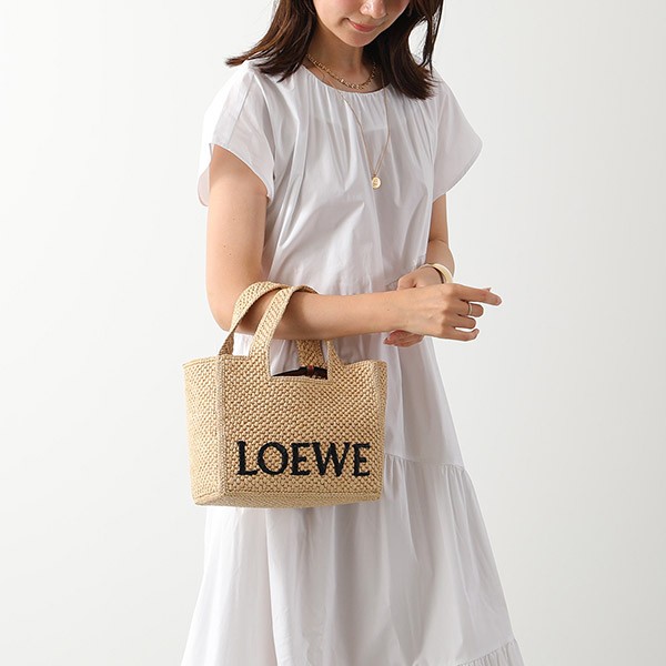 Loewe Basket Bag Replica Befont Women's Mini Tote Raffia Logo Shoulder Bag Handbag A685B59X03