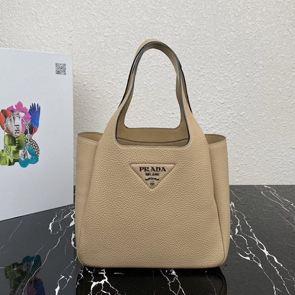 Hard to find Prada medium leather tote replica pup24605