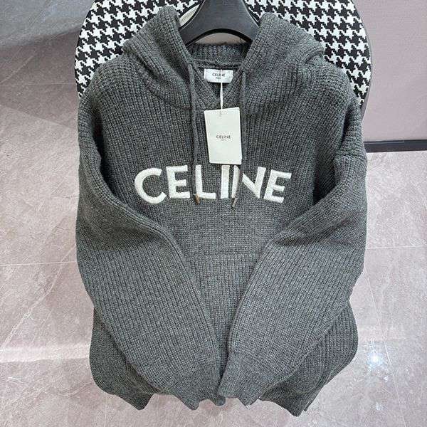 Popular Celine logo hoodie replica Cew40484 sold out