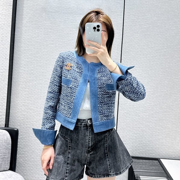 The most popular Chanel denim jacket replica shr08632