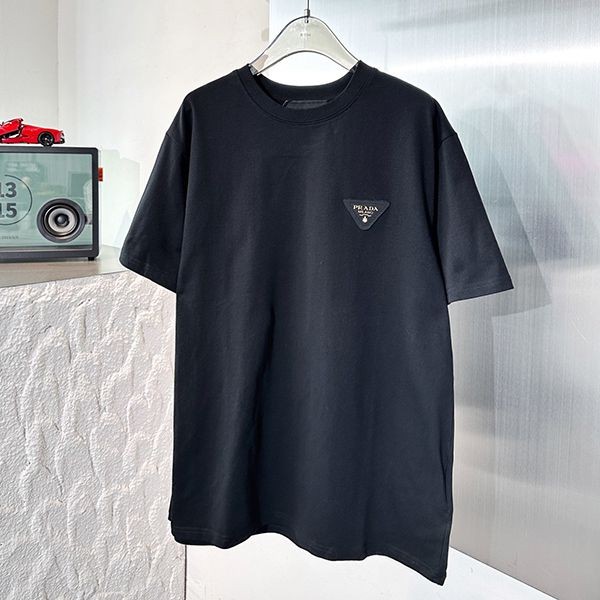 n-grade recommended Prada crew neck short sleeve T-shirt copy puc22779 n-grade recommended Prada crew neck short sleeve T-shirt copy puc22779
