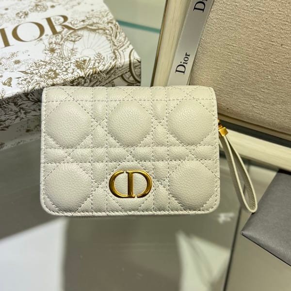 Perfect gift: Lady Dior VOYAGEUR Small Zip Coin Case, Replica ded68383
