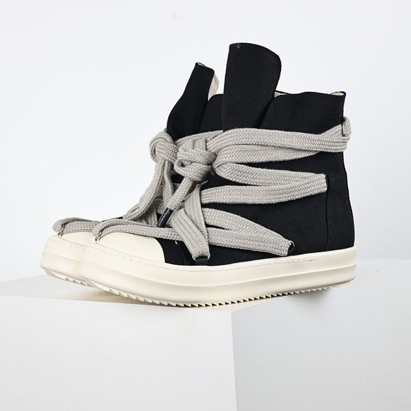 Rick Owens Dark Shadow Replica Overdyden IM Jumbo Lace HEXA Sneakers DU02C5805