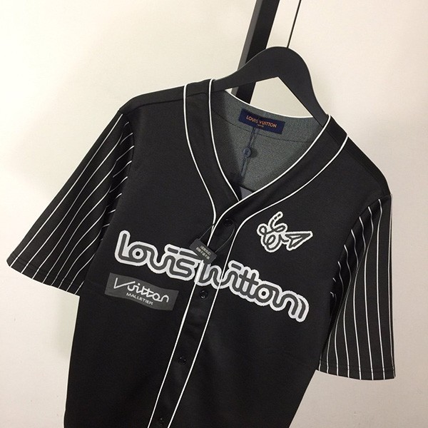 {For street fashion?} Louis Vuitton baseball shirt copy 1AB5KX