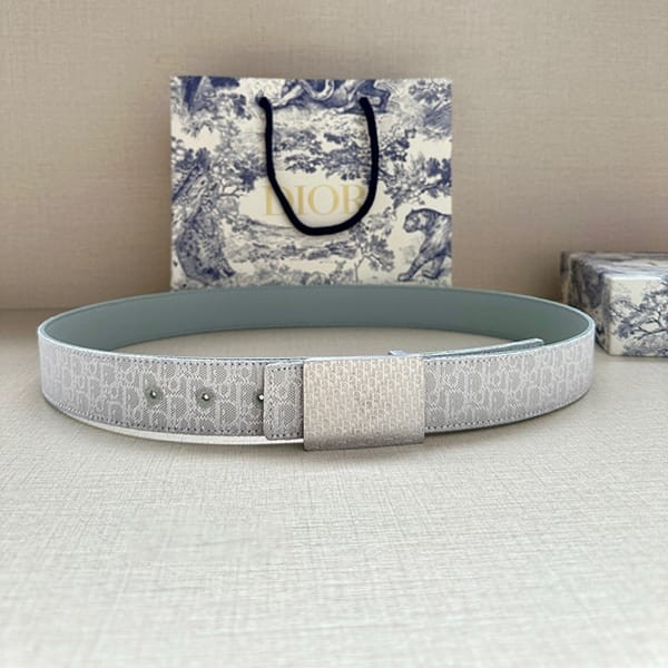 [Great Deal] Dior Grade N Reversible Leather Buckle Belt dev05971