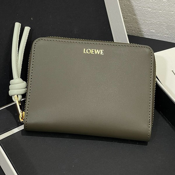 Perfect gift: Loewe Knot Compact Zip Wallet Fake low30279 Perfect gift: Loewe Knot Compact Zip Wallet Fake low30279