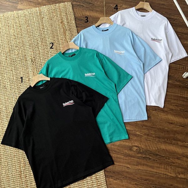 Balenciaga Campaign Logo Cotton T-Shirt bam55441