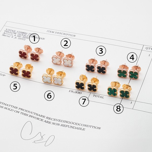 The popular Van Cleef & Arpels Sweet Alhambra earrings in 8 colors vao19232 The popular Van Cleef & Arpels Sweet Alhambra earrings in 8 colors vao19232