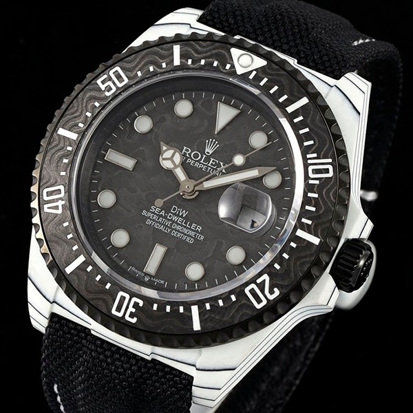 Hard to find Rolex DiW replica white quartz Sea-Dweller