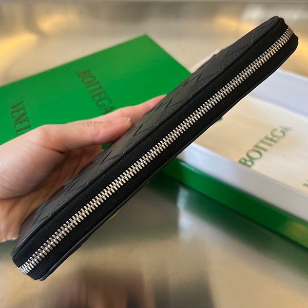 Sold Out Bottega Veneta Intrecciato Zip Around Wallet Replica Bow80765