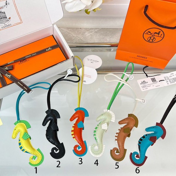 Rare new Hermes replica charm seahorse 6 colors erd18569