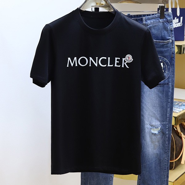 Moncler Replica Simple Pure Cotton T-shirt moc36431 Moncler Replica Simple Pure Cotton T-shirt moc36431