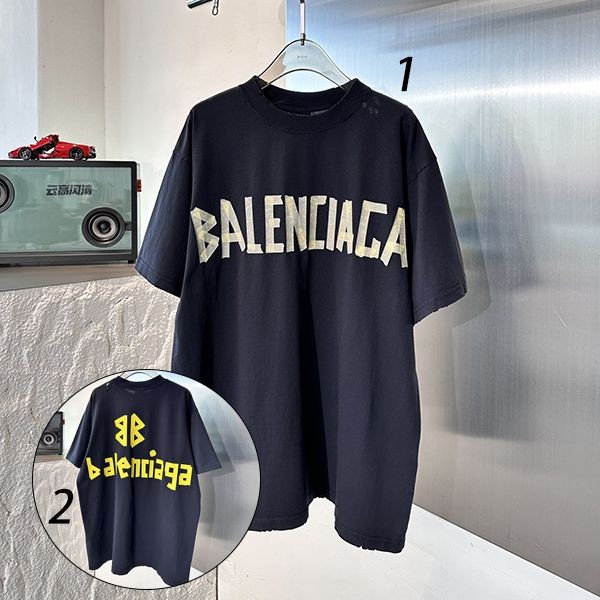 Balenciaga Tape Type T-shirt Vintage Jersey Replica Medium Fit