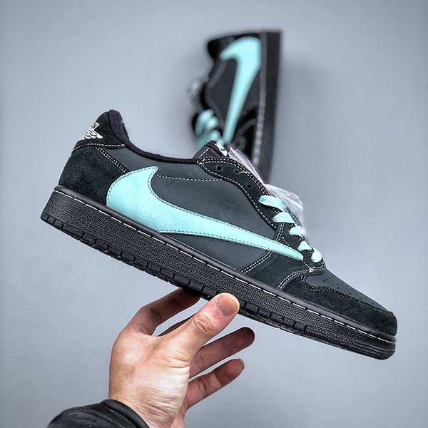 Travis Tiffany Replica x Nike Air Jordan 1 Low OG SP "Tiffany Blue" DM7866-663