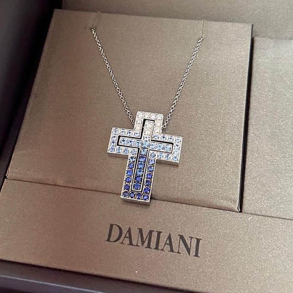 Immediate delivery Damiani replica Belle Epoque Iceberg Necklace M dao44364