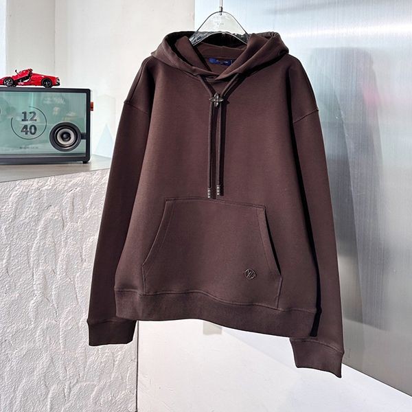 Love at first sight? Louis Vuitton Monogram Replica Hoodie with Adjustable Buttons [Popular Item] vuk72339