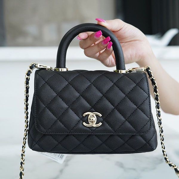 A nice Chanel Coco Handle replica 19cm mini flap shx79178