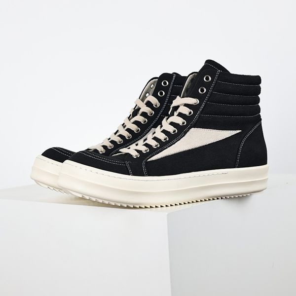 Rick Owens Dark Shadow Replica High Sneakers Black DU01D1810