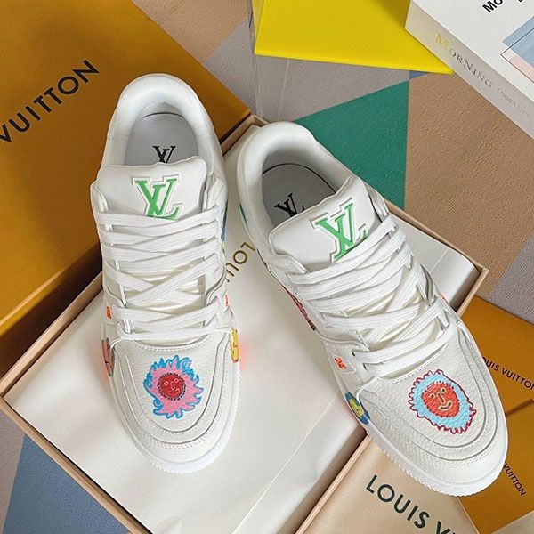 Louis Vuitton x Yayoi Kusama Time Out Line Sneakers Replica 1ABD3G