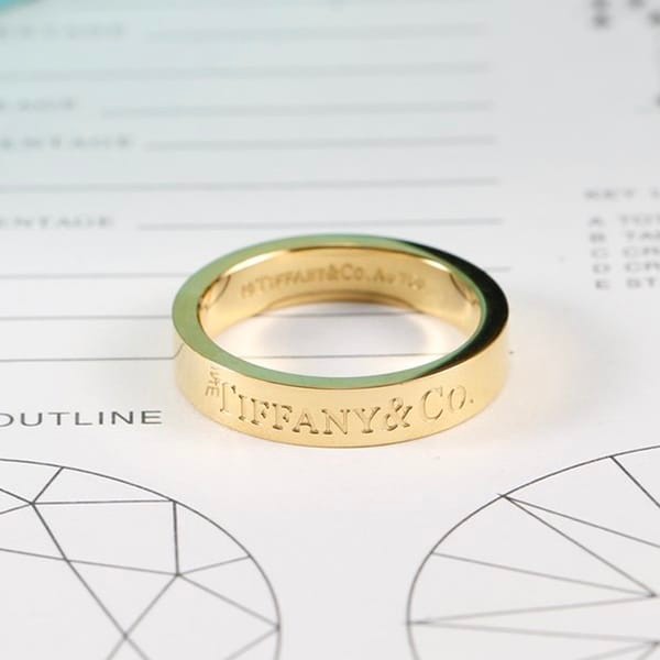 Hard to find fake Tiffany 1837 Interlocking Circle Ring in 3 colors Tiv80052