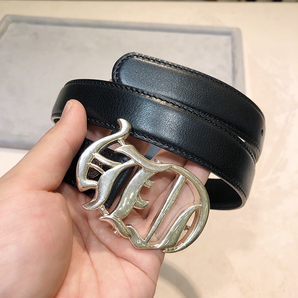 Chrome Hearts Parody Crosstail Motif Buckle Leather Belt Kub55346, loved by many celebrities