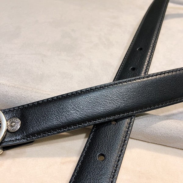 Hard to find Chrome Hearts replica cross tail motif buckle leather belt Kup03841