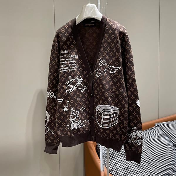 Perfect gift: Louis Vuitton replica cashmere cardigan vui66743