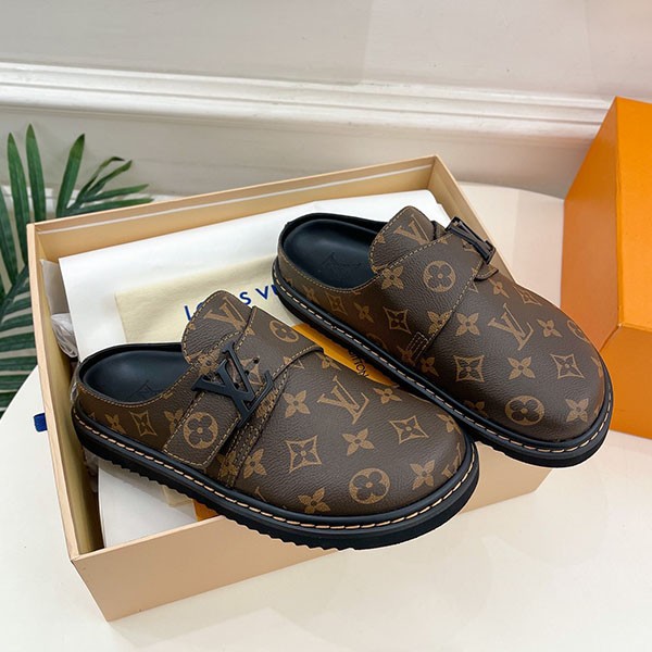 Japan!! Popular! Louis Vuitton LV Easy Line Mule Monogram Super Copy 1A8WIJ