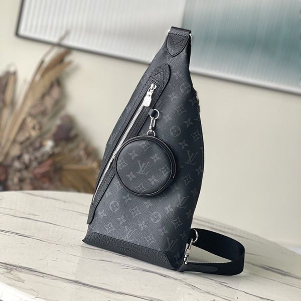 Louis Vuitton Sling Bag Monogram Replica Black Business M30936 with Tracking Louis Vuitton Sling Bag Monogram Replica Black Business M30936 with Tracking