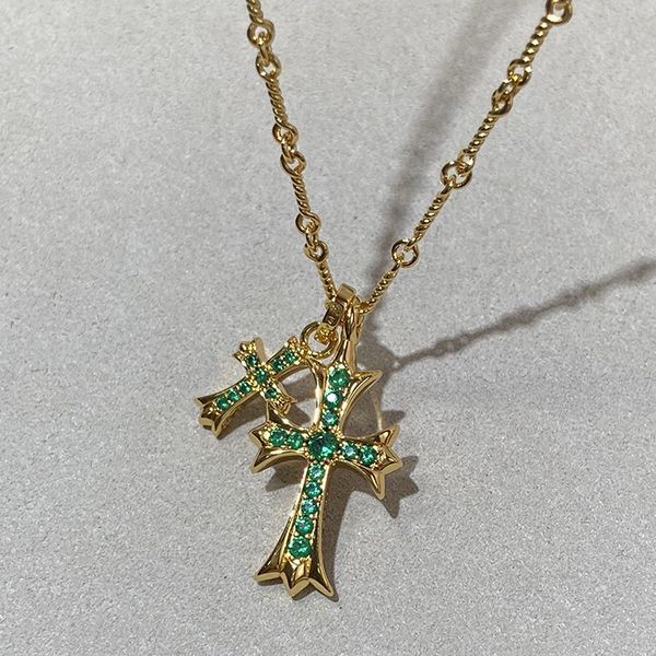 Sold out popular ☆ Elegant Chrome Hearts fake CH Cross Baby Fat Charm Pendant Kuy88668