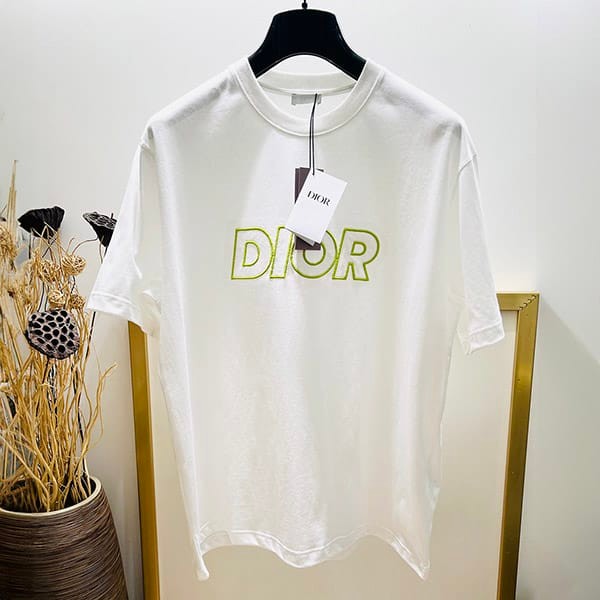 Stylish Dior cotton T-shirt copy der25427