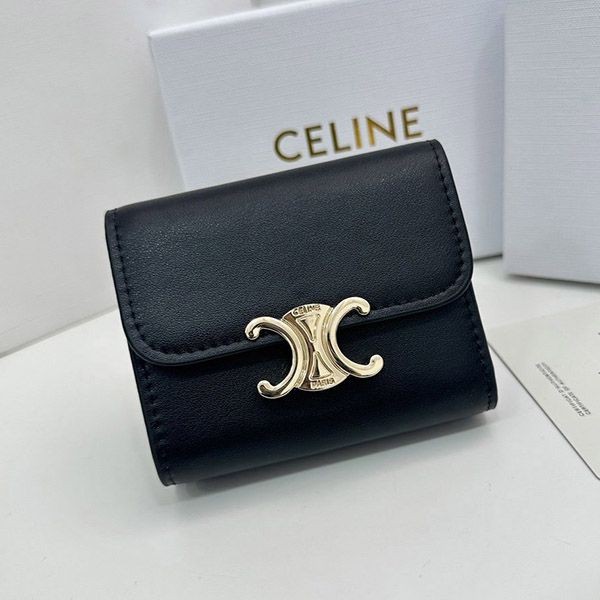 No. 1 in total sales! Celine Replica Flap Card Holder in Calfskin Cet29851