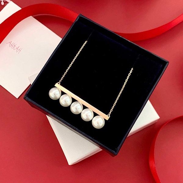 Hard to find Tasaki Balance Signature Necklace Pearl Replica tam94299