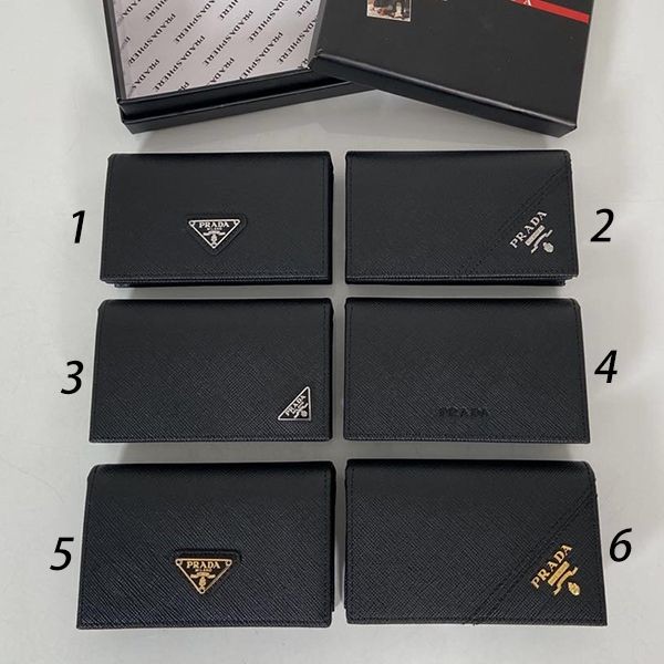 Very popular! Prada business card holder, replica card case, wallet, 6 colors pui53675