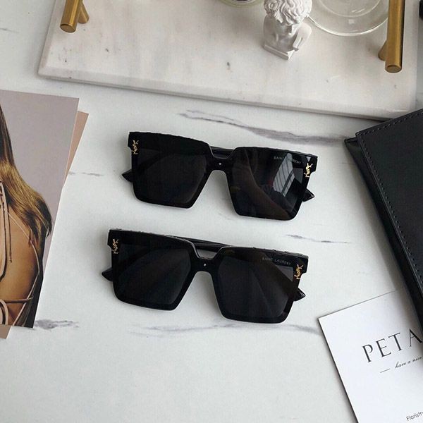 Easy to use Saint Laurent black square frame sunglasses Saf06489