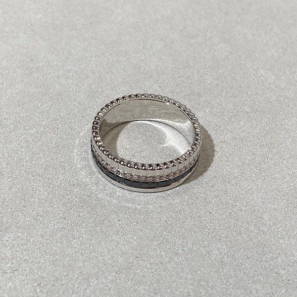 Boucheron Replica Quatre Double White Diamond Ring Small JRG03277