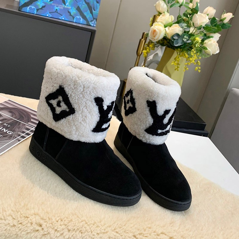 New on sale: Louis Vuitton Snowdrop replica line ankle boots vud56710
