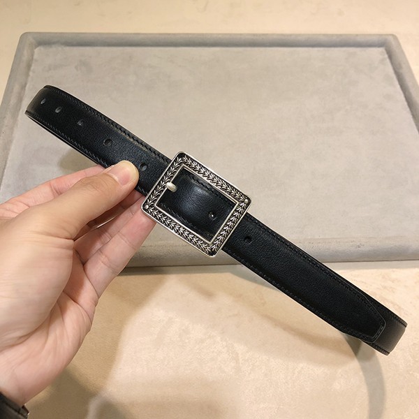 Boutique Chrome Hearts Replica Cross Tail Motif Buckle Leather Belt Kuw66065