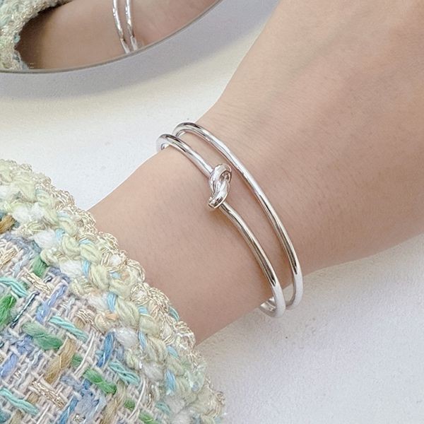 Celine Replica Knot Double Cuff / Gold Finish Brass Cer09227 Celine Replica Knot Double Cuff / Gold Finish Brass Cer09227