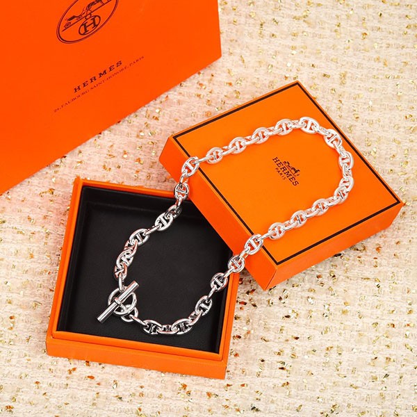 Hermes Hard to Find Chaine d'Ancre Replica GM Necklace ert50435